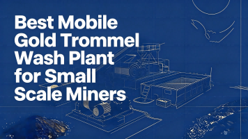 Лучшая мобильная установка для переработки золота Trommel для малых масштабов добычи